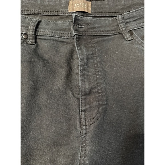 Jachs New York Men's Straight Fit Stretch Traveler Pant". Black Jeans Size 33x29 - Picture 3 of 11
